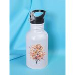 Sonbahar Baskılı Matara Suluk 600 ml - Sporcu Suluğu, Büyük Suluk, Spor Matara, Sporcu Sulukları