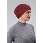 Sonbaharmoda Kadın Tesettür Hazır Pratik Geçmeli bone Lastikli Kaymaz