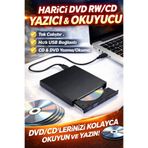 SONEX Harici DVD RW CD Yazıcı Okuyucu USB 2.0 Taşınabilir CD DVD Sürücü