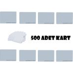 Sonex Manyetik Kart - Göstergeç Proximity Kart 500 Kart - Beyaz