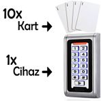 Sonex P110 Metal Kasa Rfid Şifreli Kapı Kilidi - Kartlı Geçiş Kontrol