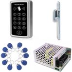 Sonex Rfıd Beyaz Şifreli Kapı Kilidi Iç Mekan Full Set