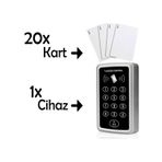 Sonex Rfid Göstergeç Şifreli Kapı Kilidi + 20 Adet Proximity Kart