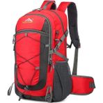 Songli Kırmızı 33X20X55 cm Erkekler Kadınlar Için Açık Seyahat Sırt Çantası Trend Marka Dayanıklı Su Geçirmez Kamp Sırt Çantası Gençlik Spor Yürüyüş Sırt Çantası Erkek 40 L (Yurt Dışından) - Renkli