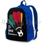 Songli Sırt Çantası-Mavi Tek Boyut Mekik-Futbol Açık Yürüyüş Sırt Çantası Su Geçirmez Kamp Seyahat Sportin Kc Sporting Kansas City Soccer Heckyes Goal Soccer (Yurt Dışından) - Renkli