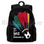 Songli Sırt Çantası-Siyah Tek Boyut Mekik-Futbol Açık Yürüyüş Sırt Çantası Su Geçirmez Kamp Seyahat Sportin Kc Sporting Kansas City Soccer Heckyes Goal Soccer (Yurt Dışından) - Renkli