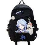 Songli Stil 2 Kolye ile Genshin Etki Anime Cosplay Öğrencileri Okul Çantası Sırt Çantası Ayaka Kazuha Xiao Gizli Sakli Konusmalar Seyahat Sırt Çantası Açık Erkek Kız Hediyeler (Yurt Dışından) - Renkli