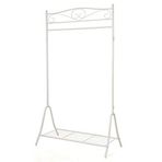 Songmics HSR01W Krem Beyaz Metal Antika Elbise Askısı