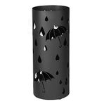 Songmics LUC23B Siyah 19.5x49 cm Metal Şemsiye Standı
