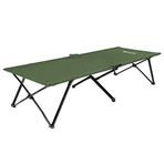 Songmics Üniseks Yetişkin Kamp Yatağı, Kamp Yatağı, TÜV Rheinland tarafından test edilmiştir, maksimum statik yük kapasitesi 260 kg, 206 x 45 x 75 cm GCB25J, yeşil, 205 x 75 x 46 cm