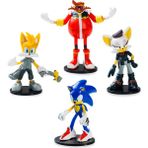 Sonic Aksiyon Figürleri 4’lü Deluxe Set SON6040 Model 1