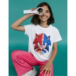 Sonic Çocuk Tişört Knuckles ve Kirpi Sonic Unisex Yetişkin Tişört Sonic Tişört - 0 Beyaz - XS