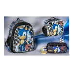Sonic İlkokul Çantası (3 lü Set)