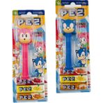 Sonic Lisanslı Pez Şeker 2 Oyuncak Dispenser + 6 Şekerleme Paketi - 2 Adet
