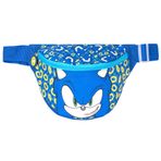 Sonic the Hedgehog Erkekler için Bel Çantası Ayarlanabilir Kayış Hafif Komik Paket Bel Çantası Çocuklar için Seyahat Çantası Ayarlanabilir Askılı Crossbody Çanta, Çocuklar için Bumbag, mavi, 25 cm x 7