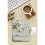 Sonic Touch Bilek Destekli Iki Keklik Gri Dikdörtgen Pürüzsüz Yüzey Dikişsiz Mouse Pad 18X22CM - Siyah