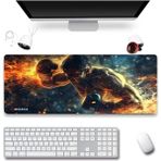 Sonic Touch Sonictouch Ultragrand Ring Ateşi Boksör Temalı Gamer Oyuncu Xxl Klavye Mouse Pad 40X90CM
