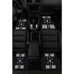 SonicTouch Universal Oto Araba Paspası Takımı Dijital Baskılı Her Araca Uyumlu Yıkanabilir 22OPD2511