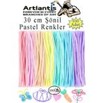 Şönil Pastel Renkler 30 Cm 100 Lü 1 Paket Pastel Renkli Tüylü Tel Peluş Tel 30 Cm Elişi Okul Projeleri Süsleme