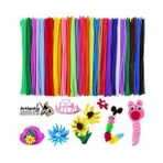Şönil Renkli 30 Cm 50li 1 Paket Artlantis 30 Cm Renkli Tüylü Tel 50 Li 1 Paket