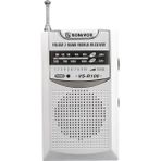 Sonıvox VS-R106 Gümüş Cep Tipi Analog Fm Radyo