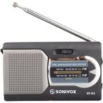 Sonivox VS-R3 Mini Fm Radyo Siyah
