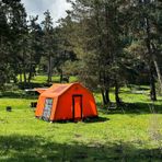 Sönmez Outdoor London Family Turuncu Şişme Kamp Çadırı