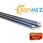 Sönmez Solar 18x Vakum Cam Tüp Paketi 180 CM 47 mm Çapında Dayanıklı Enerji Tasarruflu Malzeme
