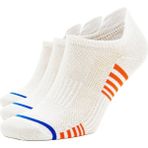 Sonnors 3 Çift Çizgili Sneaker Beyaz Kadın Erkek Pamuklu Spor Çorap - 39 - 42