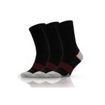 SONNORS 3 Çift Havlu Tabanlı Outdoor Kadın Erkek Spor Siyah Çorap