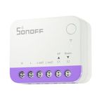SONOFF Mat panjur şalteri MINI-RBS, 2,4 GHz Wi-Fi, mini boyut, yüzde kontrolü, Alexa/Google Home/HomeKit/Home Assistant desteği, sıfır iletken gereklidir, 1 adet