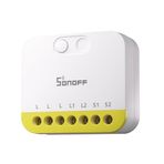 SONOFF MINI Duo-L Zigbee akıllı anahtar – nötr tel yok, Zigbee 3.0, çift kanal, kompakt tasarım, Alexa ile çalışır, Google Home