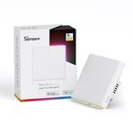 SONOFF T5-2Gang WiFi Kablosuz Dokunmatik Anahtar, 2 Yollu Akıllı Duvar Anahtarı, Tam Dokunmatik, LED Işık, Alexa, Google Home, 10A/2400W ile Uyumlu Akıllı Duvar Zili Anahtarı