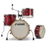 Sonor Aqx Jazz 4-Parça Akustik Davul Seti (Red Moon Sparkle)