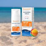 Sonreir Güneş Kremi SPF 50+ – Hyaluronik Asit & Aloe Vera İçerikli, Vegan, Suya Dayanıklı, Yüksek Koruma Faktörü, 50 ml