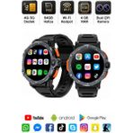Sonreir Watch Pg 4g Lte Yuvarlak Akıllı Saat 64GB Sım Kartlı Kameralı Wifi - Gps Android Telefon Özellikli - Siyah