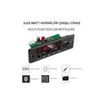 Sonreyon 12 Volt Fm Decoder Bluetooth Usb Tf Kart Mp3 Player Fm Radio