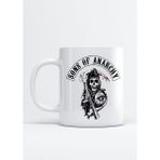 Sons Of Anarchy Baskılı Porselen Kupa Bardak - 1 Adet - 199 ml