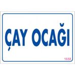 Sönsan Uyarı Levhaları "çayocağı" Pvc 17,5*25