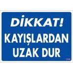 Sönsan Uyarı Levhaları "dikkat Kayışlardan Uzak Dur" Pvc 25*35
