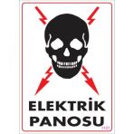 Sönsan Uyarı Levhaları - Elektrik Panosu - Pvc 25X35