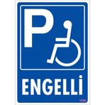 Sönsan Uyarı Levhaları Engelli Park Yeri Pvc 25*35