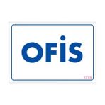 Sönsan Uyarı Levhaları "ofis" Pvc 17,5*25