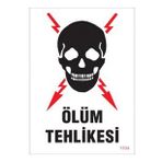 Sönsan Uyarı Levhaları Ölüm Tehlikesi Pvc 25*35