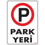 Sönsan Uyarı Levhaları Park Yeri Pvc 25*35
