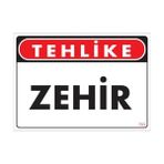 Sönsan Uyarı Levhaları "tehlike Zehir" Pvc 25*35
