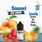 Sonset Man Mix Aroma Şeftali Çilek Ananas Gıda Aroması 10 ml