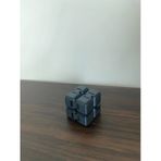 Sonsuz Küp Infinity Küp Stres Atıcı, 3d Baskı, Eğlenceli Ve Taşınabilir Fidget Oyuncağı Siyah