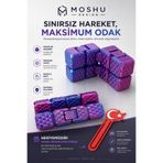Sonsuz Küp / infinity Küp / Stres Oyuncağı / Hob / Pembe- Turuncu-Mavi MD-A-091