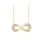 Sonsuzluk Altın Kolye 14K Gold